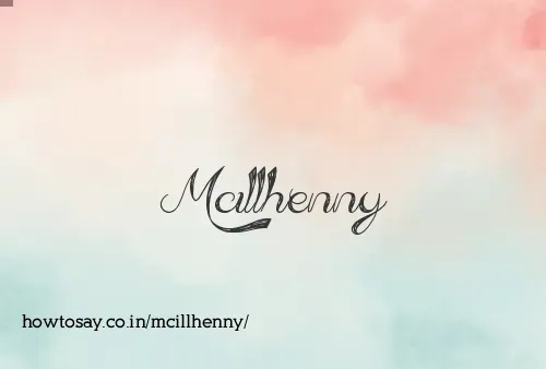 Mcillhenny