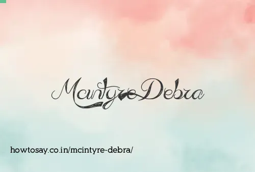Mcintyre Debra