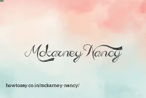 Mckarney Nancy
