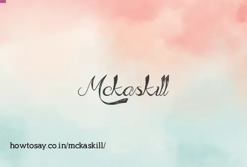 Mckaskill