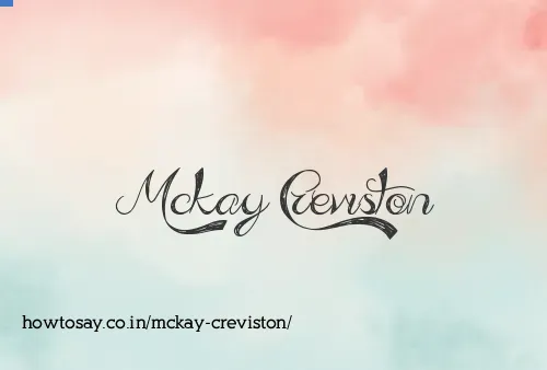 Mckay Creviston