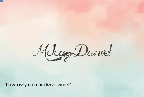 Mckay Daniel