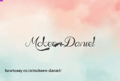 Mckeen Daniel