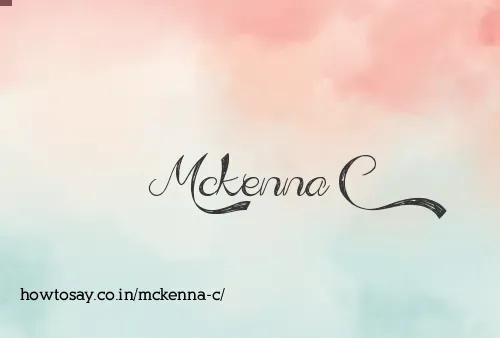 Mckenna C