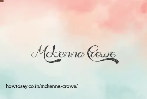 Mckenna Crowe