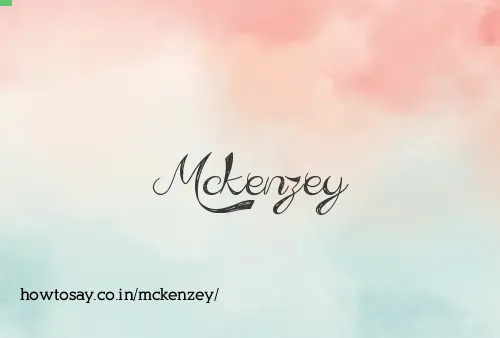 Mckenzey