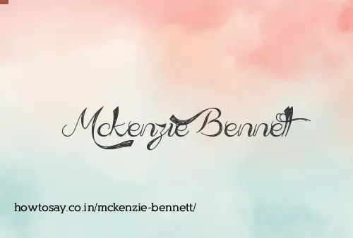 Mckenzie Bennett