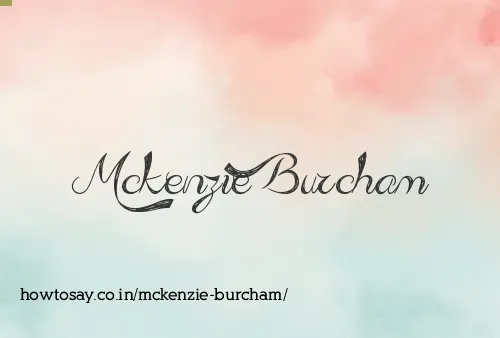 Mckenzie Burcham