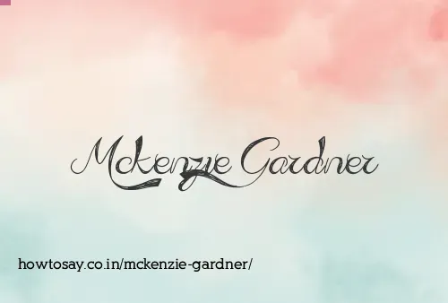 Mckenzie Gardner