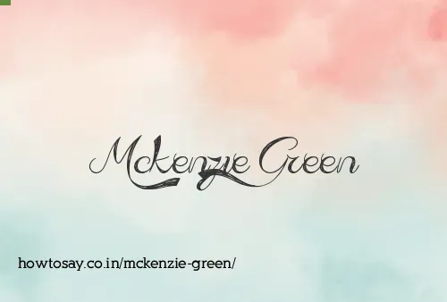 Mckenzie Green