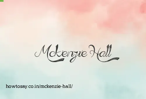 Mckenzie Hall