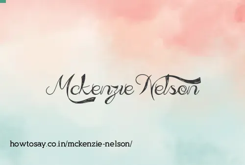 Mckenzie Nelson