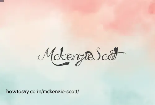 Mckenzie Scott
