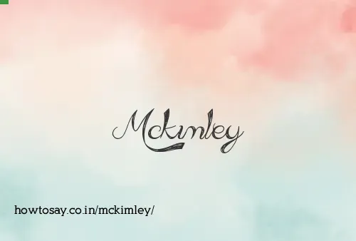 Mckimley
