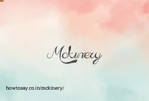 Mckinery