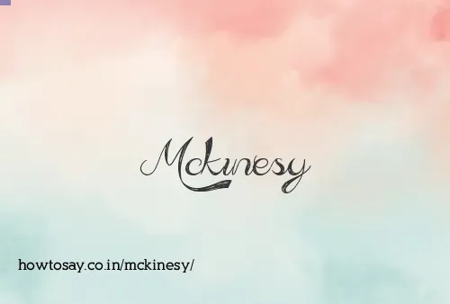 Mckinesy