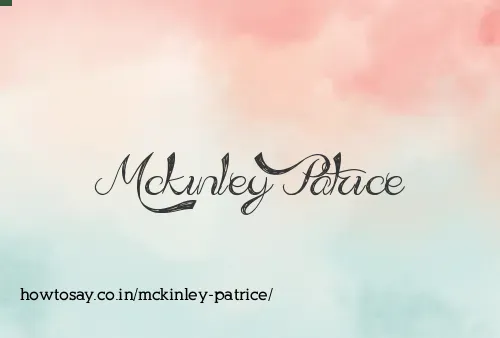 Mckinley Patrice