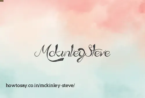 Mckinley Steve