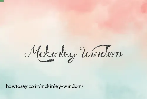 Mckinley Windom