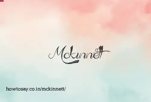 Mckinnett