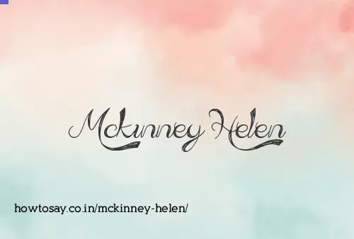 Mckinney Helen
