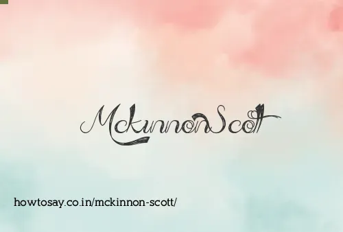 Mckinnon Scott
