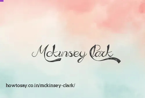 Mckinsey Clark