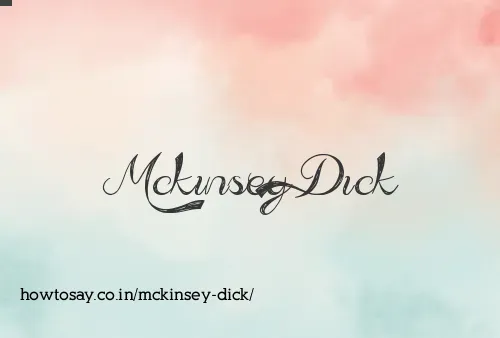 Mckinsey Dick