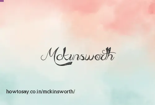 Mckinsworth