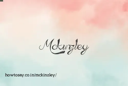Mckinzley