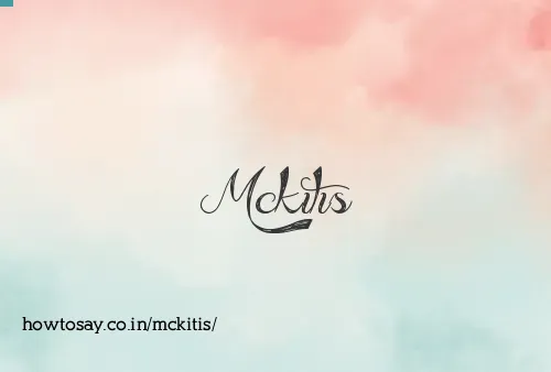 Mckitis