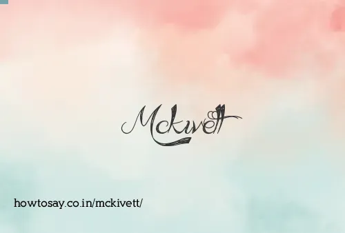 Mckivett