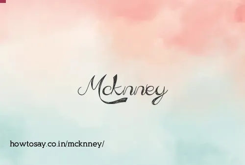 Mcknney