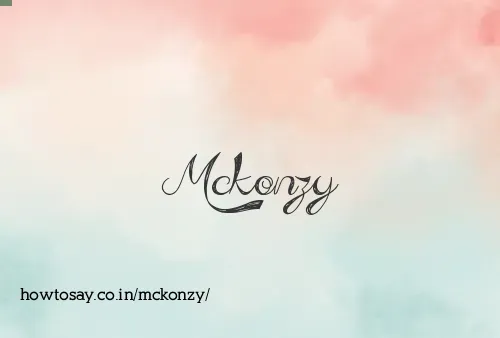 Mckonzy