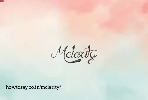 Mclarity