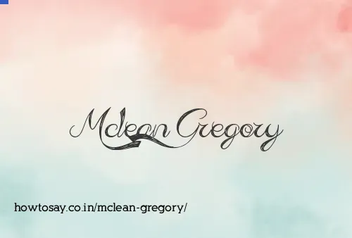 Mclean Gregory