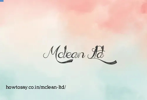 Mclean Ltd