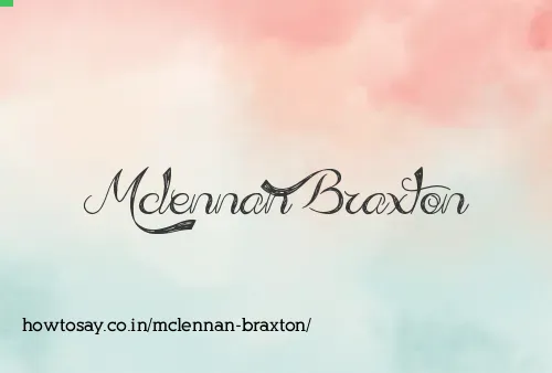 Mclennan Braxton