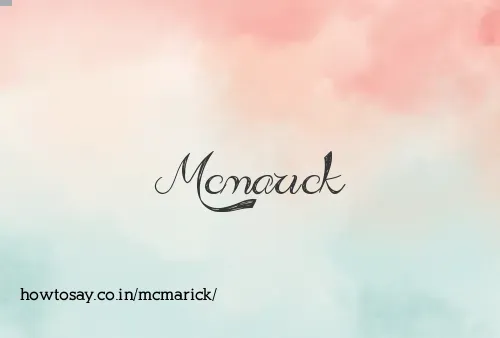 Mcmarick