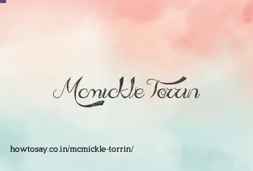 Mcmickle Torrin