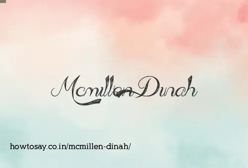 Mcmillen Dinah