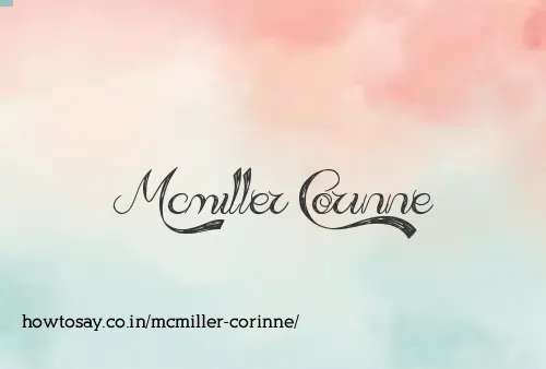 Mcmiller Corinne