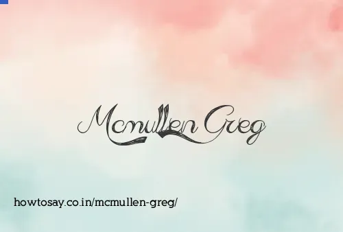 Mcmullen Greg