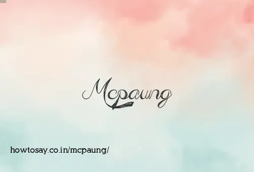 Mcpaung