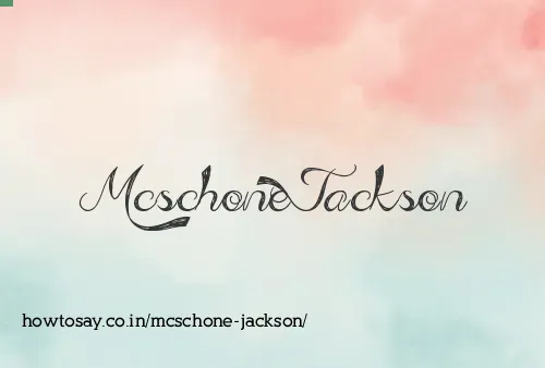 Mcschone Jackson