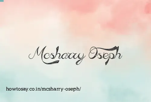 Mcsharry Oseph