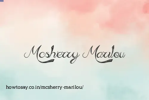 Mcsherry Marilou