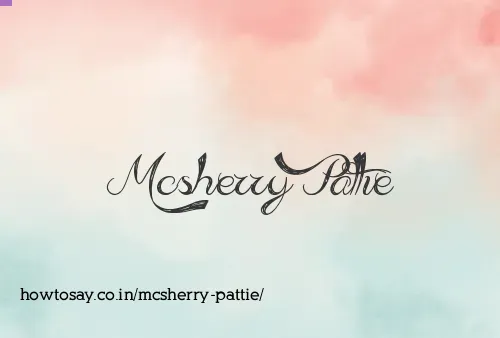 Mcsherry Pattie