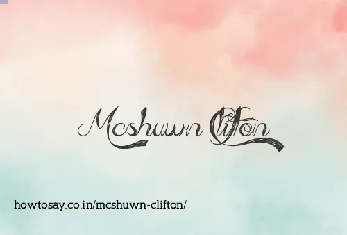 Mcshuwn Clifton