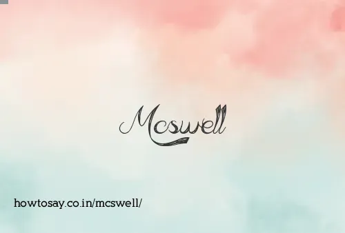 Mcswell